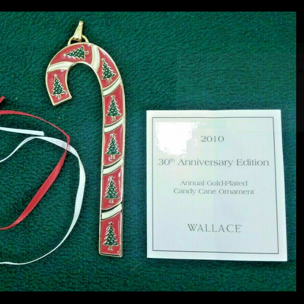 Wallace Ornament 2010 Christmas Tree Candy Cane